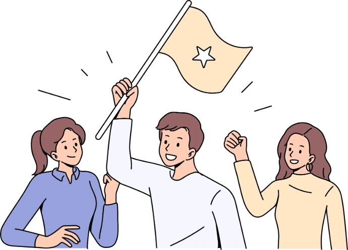 Ilustración sobre el liderazgo en equipos que se promueve en Econvalor